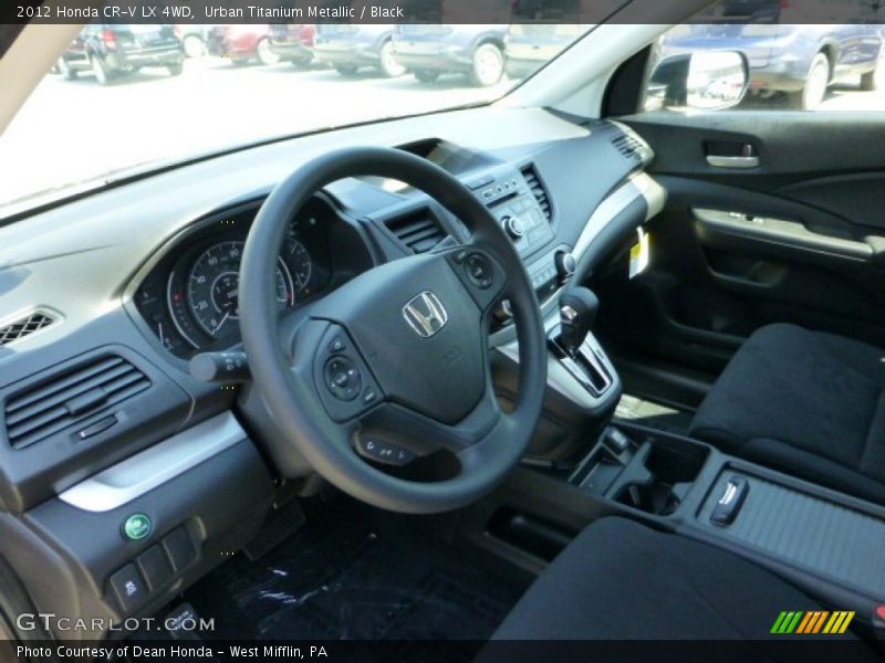 Urban Titanium Metallic / Black 2012 Honda CR-V LX 4WD