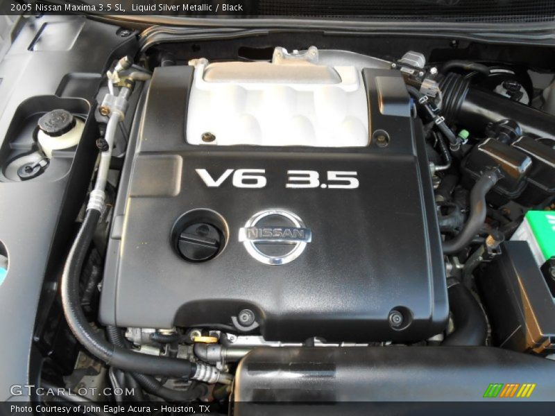 Liquid Silver Metallic / Black 2005 Nissan Maxima 3.5 SL