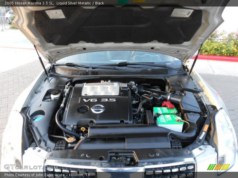Liquid Silver Metallic / Black 2005 Nissan Maxima 3.5 SL