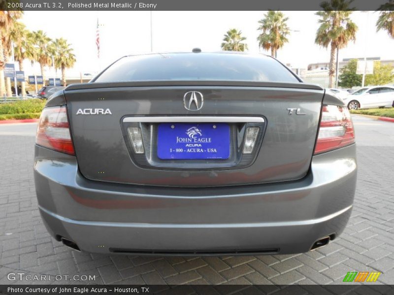 Polished Metal Metallic / Ebony 2008 Acura TL 3.2