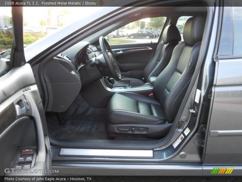 Polished Metal Metallic / Ebony 2008 Acura TL 3.2