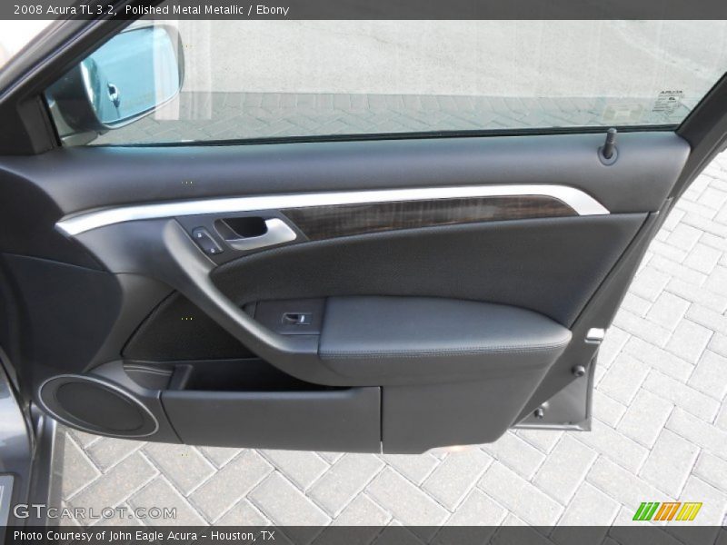 Polished Metal Metallic / Ebony 2008 Acura TL 3.2