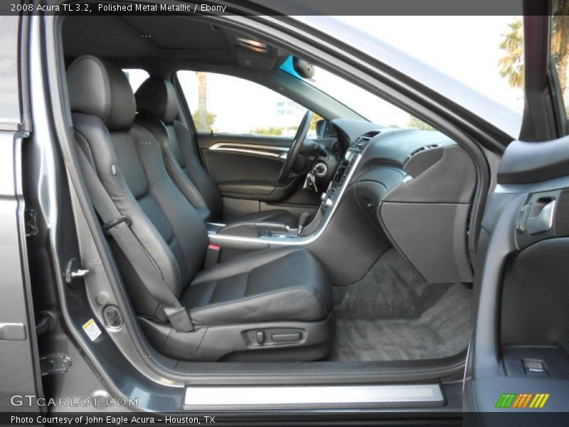 Polished Metal Metallic / Ebony 2008 Acura TL 3.2