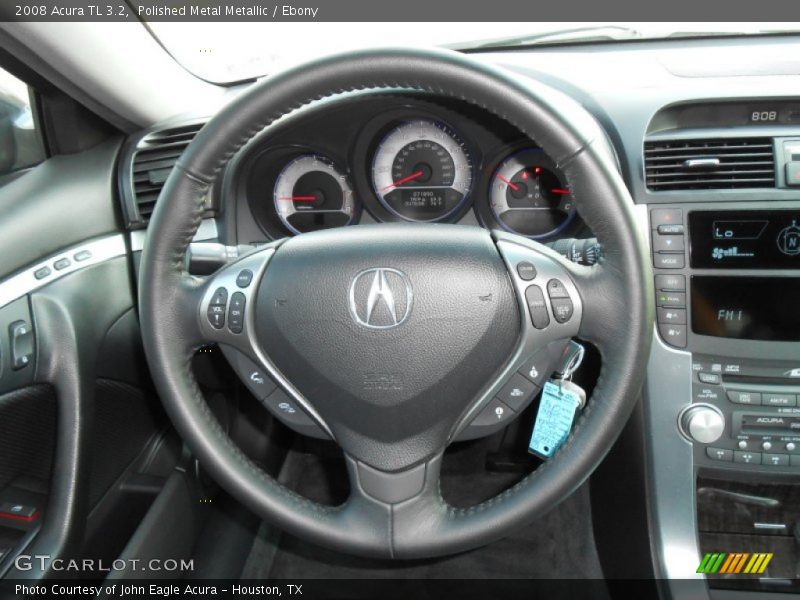 Polished Metal Metallic / Ebony 2008 Acura TL 3.2