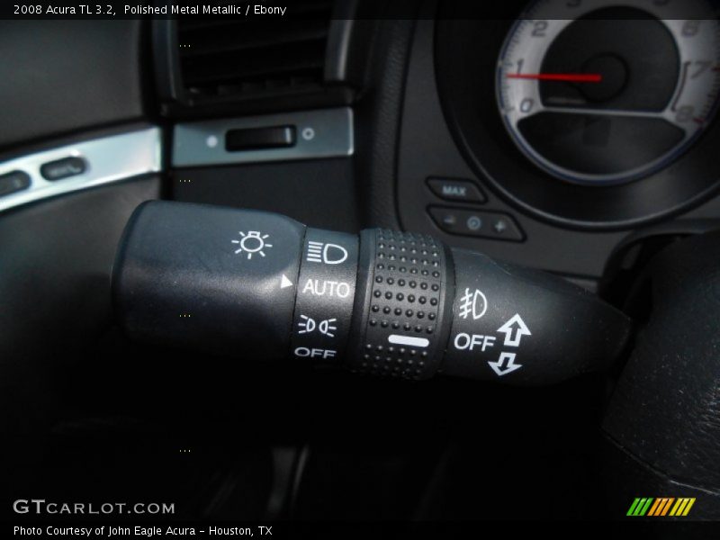 Polished Metal Metallic / Ebony 2008 Acura TL 3.2