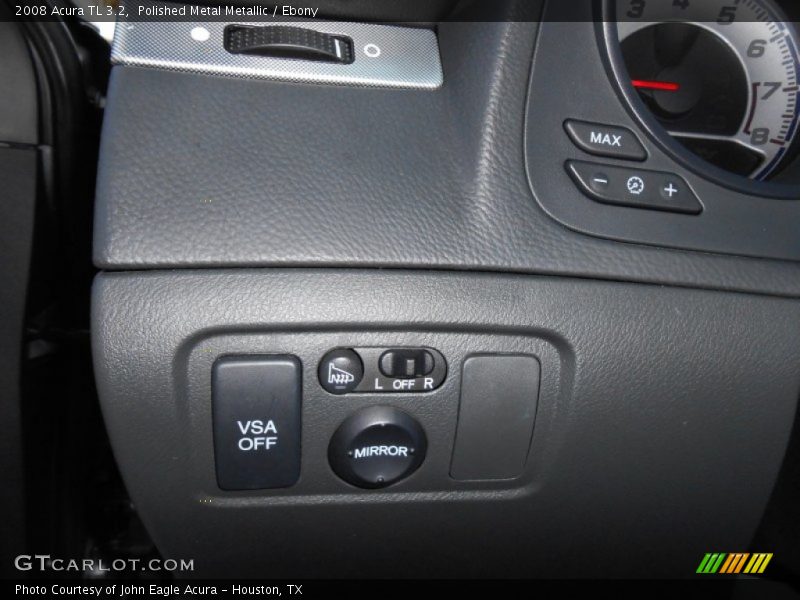 Polished Metal Metallic / Ebony 2008 Acura TL 3.2