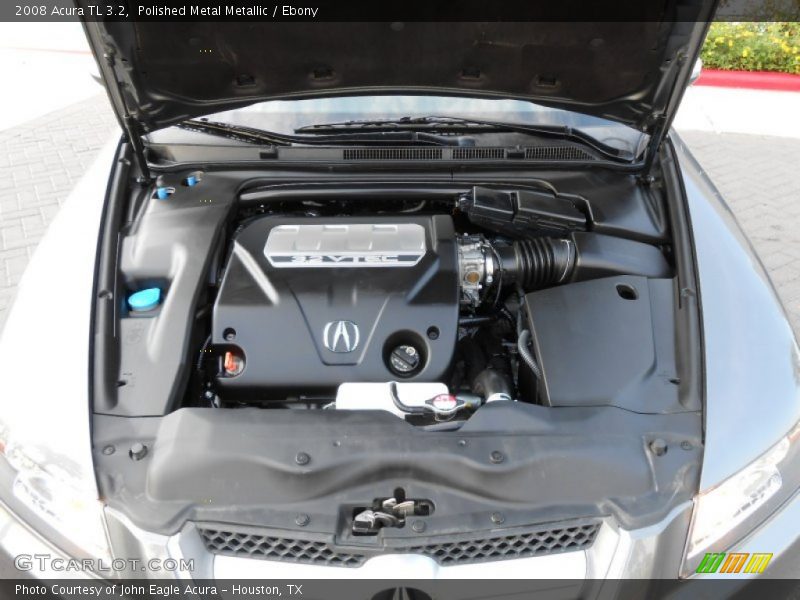 Polished Metal Metallic / Ebony 2008 Acura TL 3.2
