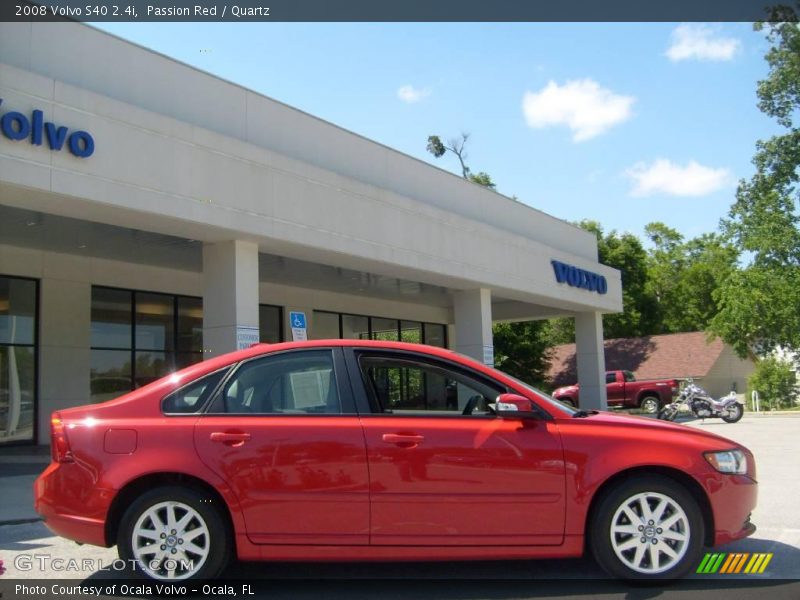 Passion Red / Quartz 2008 Volvo S40 2.4i