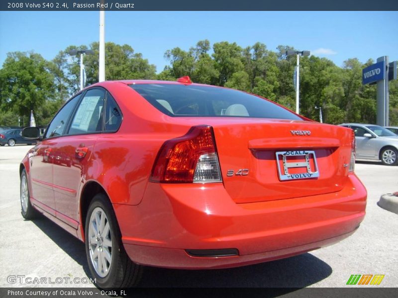 Passion Red / Quartz 2008 Volvo S40 2.4i