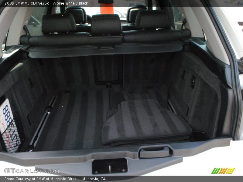 Alpine White / Black 2009 BMW X5 xDrive35d