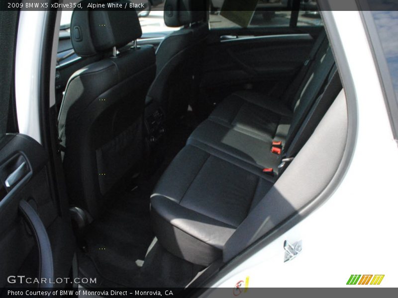 Alpine White / Black 2009 BMW X5 xDrive35d