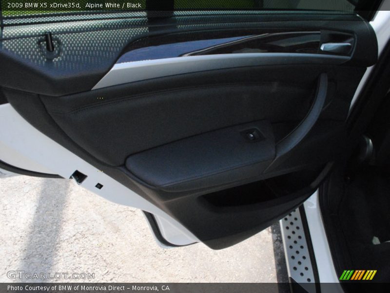 Alpine White / Black 2009 BMW X5 xDrive35d