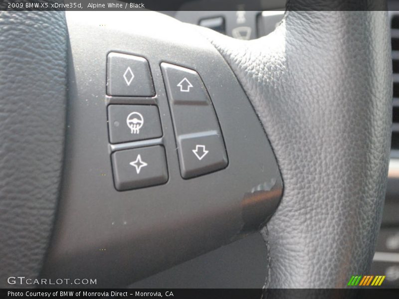 Alpine White / Black 2009 BMW X5 xDrive35d