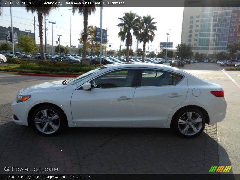 Bellanova White Pearl / Parchment 2013 Acura ILX 2.0L Technology