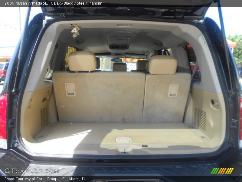 Galaxy Black / Steel/Titanium 2006 Nissan Armada SE