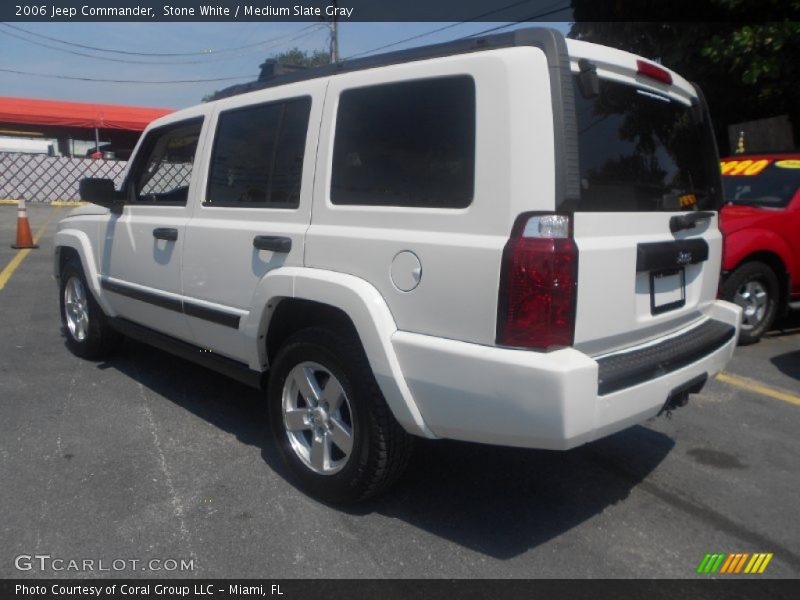Stone White / Medium Slate Gray 2006 Jeep Commander