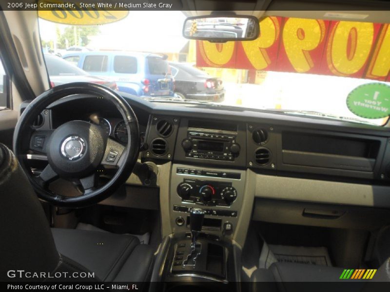 Stone White / Medium Slate Gray 2006 Jeep Commander