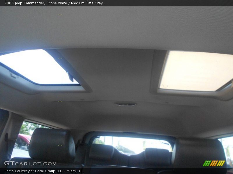 Stone White / Medium Slate Gray 2006 Jeep Commander