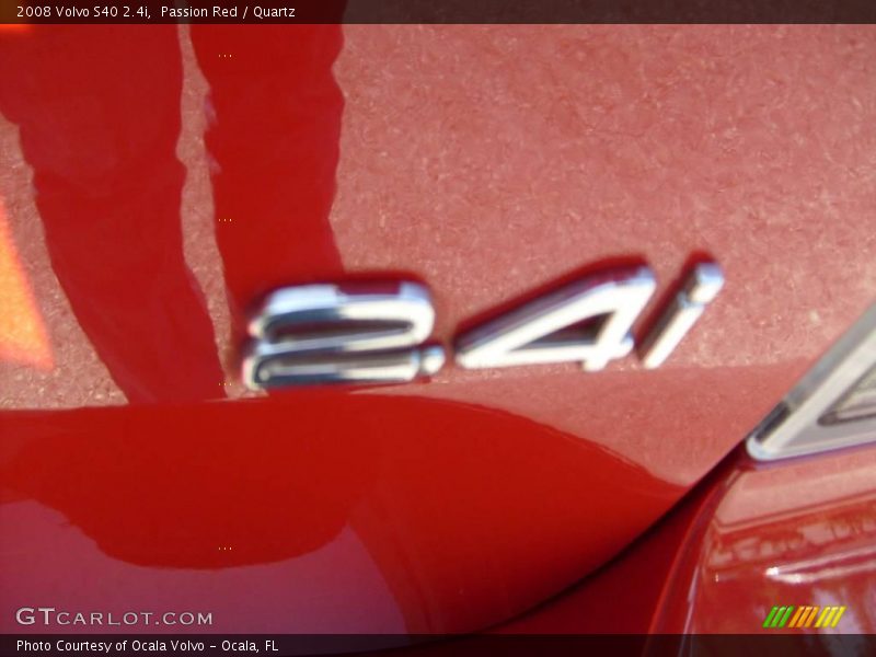 Passion Red / Quartz 2008 Volvo S40 2.4i