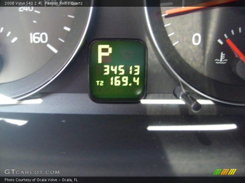 Passion Red / Quartz 2008 Volvo S40 2.4i