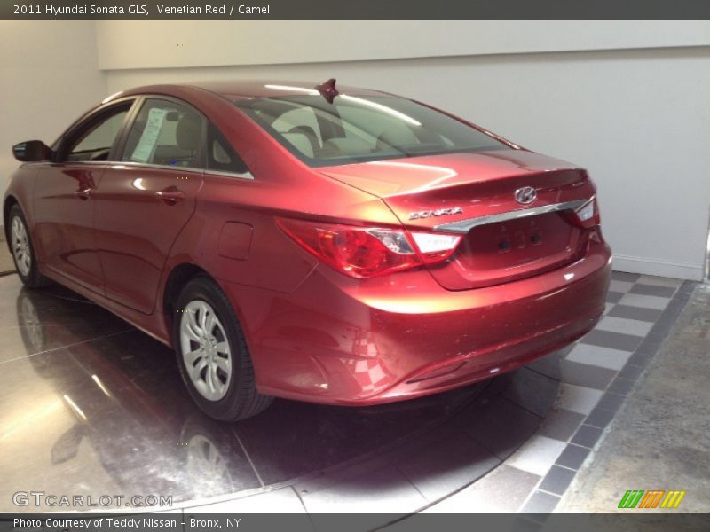 Venetian Red / Camel 2011 Hyundai Sonata GLS