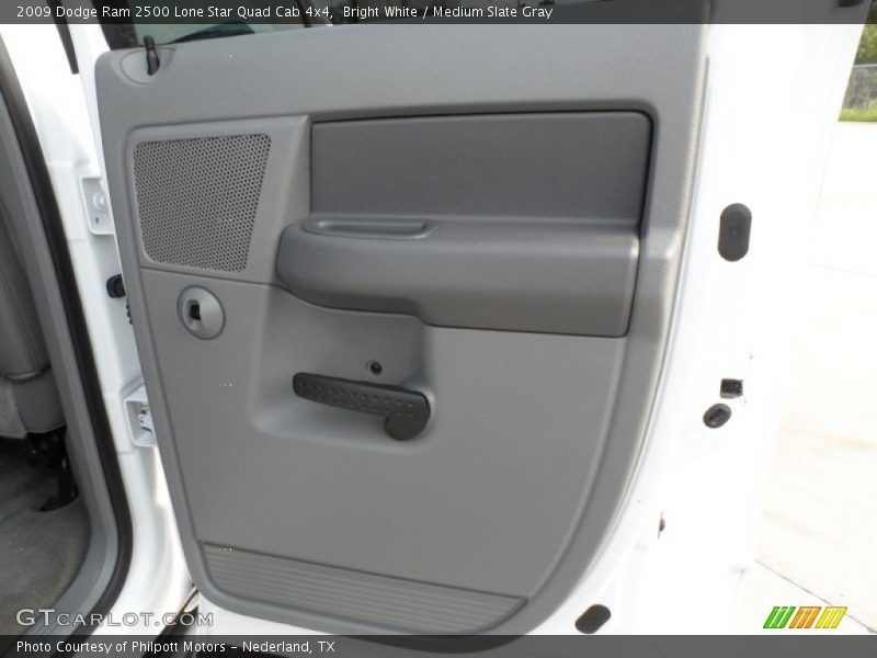 Bright White / Medium Slate Gray 2009 Dodge Ram 2500 Lone Star Quad Cab 4x4