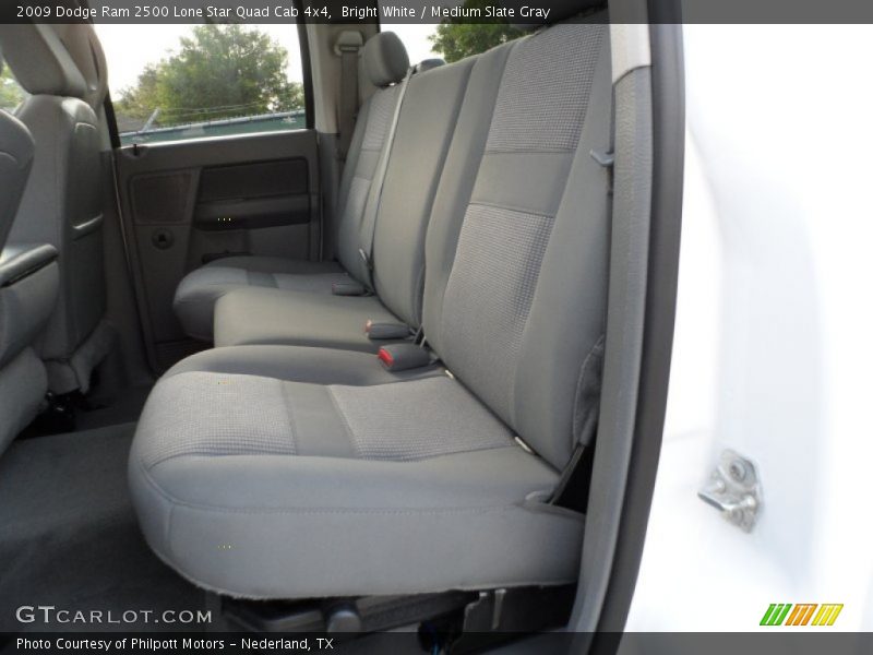Bright White / Medium Slate Gray 2009 Dodge Ram 2500 Lone Star Quad Cab 4x4