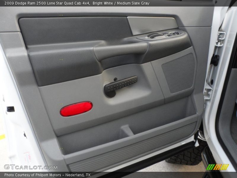 Bright White / Medium Slate Gray 2009 Dodge Ram 2500 Lone Star Quad Cab 4x4