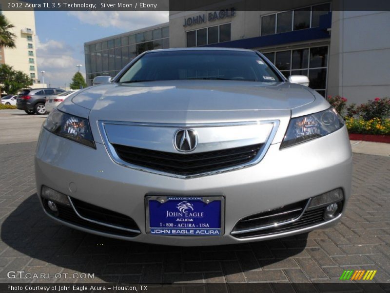 Silver Moon / Ebony 2012 Acura TL 3.5 Technology