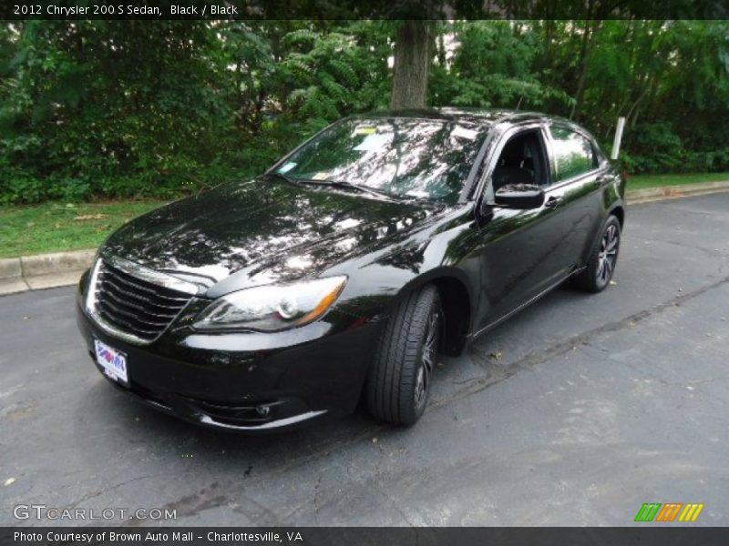 Black / Black 2012 Chrysler 200 S Sedan