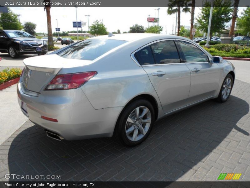 Silver Moon / Ebony 2012 Acura TL 3.5 Technology