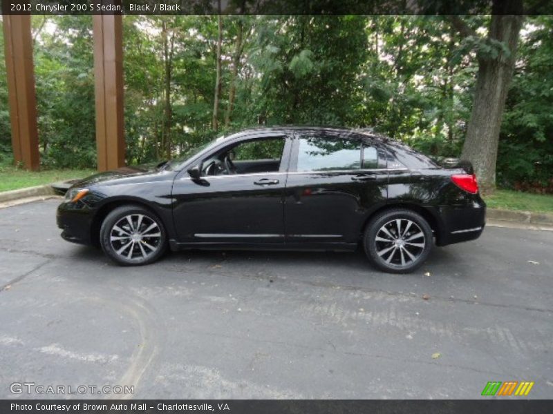 Black / Black 2012 Chrysler 200 S Sedan