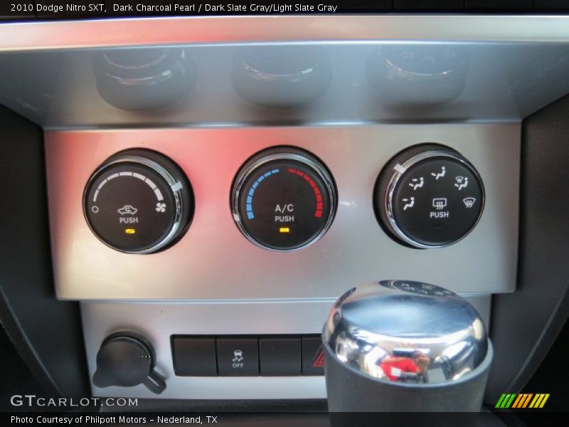 Dark Charcoal Pearl / Dark Slate Gray/Light Slate Gray 2010 Dodge Nitro SXT