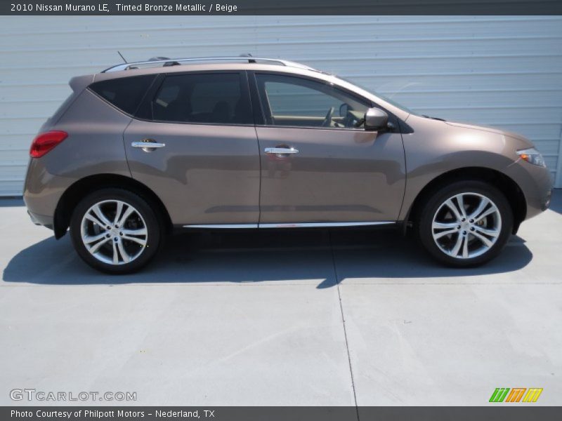 Tinted Bronze Metallic / Beige 2010 Nissan Murano LE