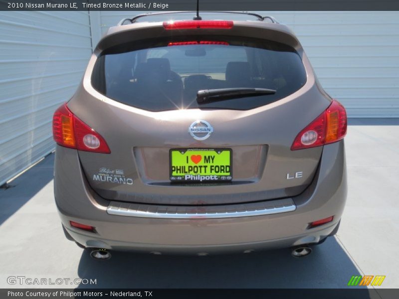 Tinted Bronze Metallic / Beige 2010 Nissan Murano LE