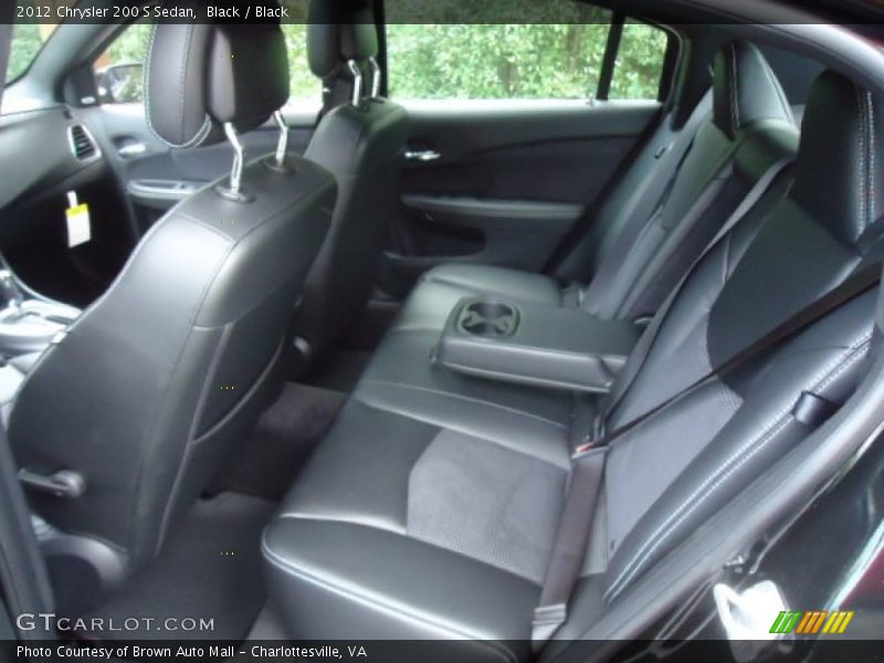Black / Black 2012 Chrysler 200 S Sedan
