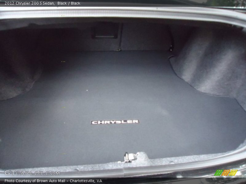 Black / Black 2012 Chrysler 200 S Sedan