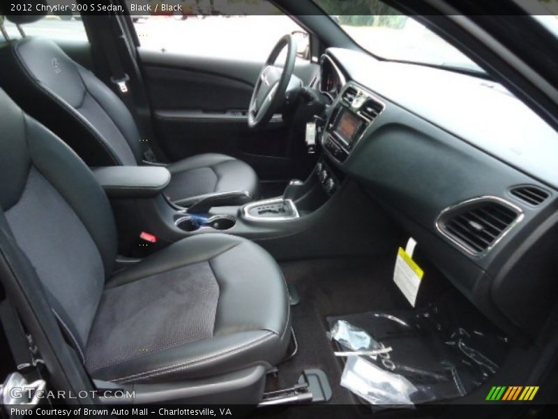 Black / Black 2012 Chrysler 200 S Sedan