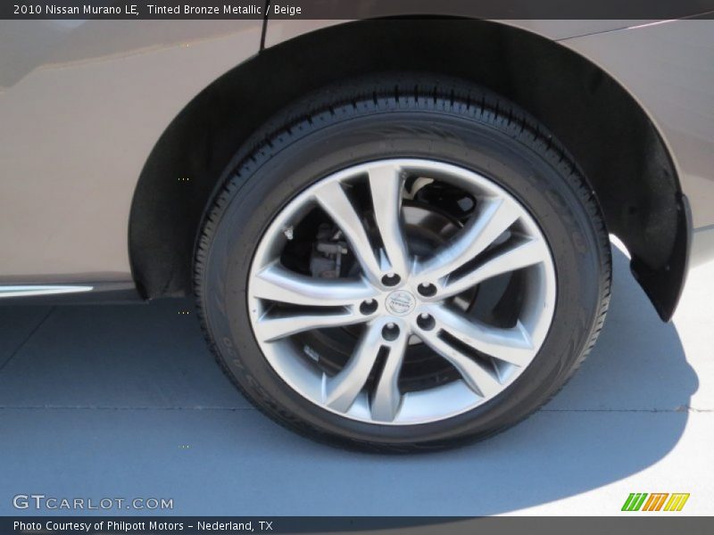 Tinted Bronze Metallic / Beige 2010 Nissan Murano LE