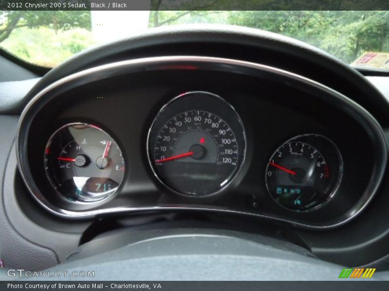 Black / Black 2012 Chrysler 200 S Sedan