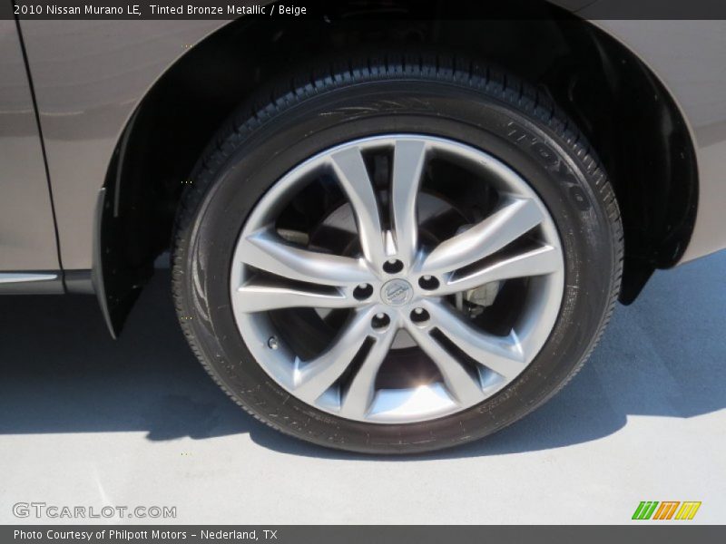 Tinted Bronze Metallic / Beige 2010 Nissan Murano LE
