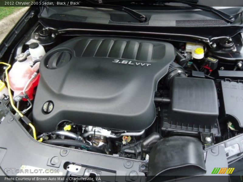 Black / Black 2012 Chrysler 200 S Sedan