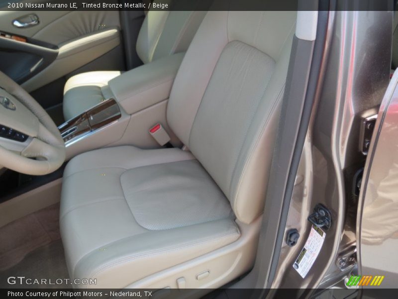 Tinted Bronze Metallic / Beige 2010 Nissan Murano LE