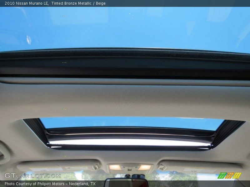 Tinted Bronze Metallic / Beige 2010 Nissan Murano LE