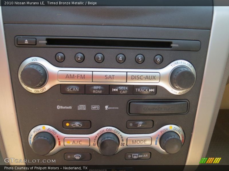 Tinted Bronze Metallic / Beige 2010 Nissan Murano LE