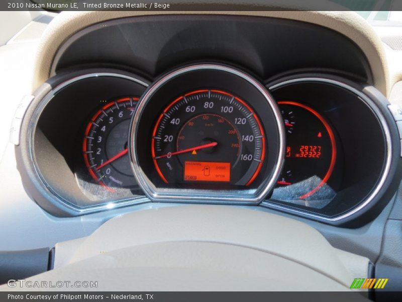 Tinted Bronze Metallic / Beige 2010 Nissan Murano LE