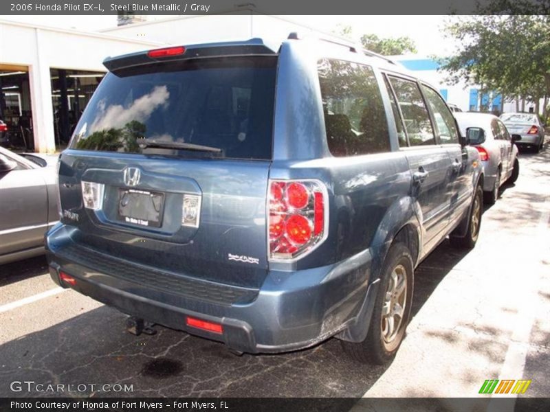 Steel Blue Metallic / Gray 2006 Honda Pilot EX-L