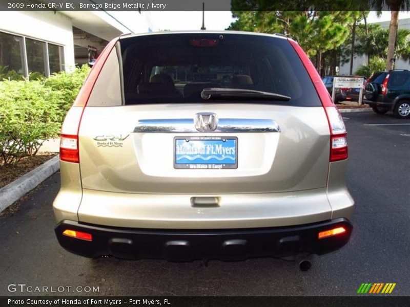 Borrego Beige Metallic / Ivory 2009 Honda CR-V EX