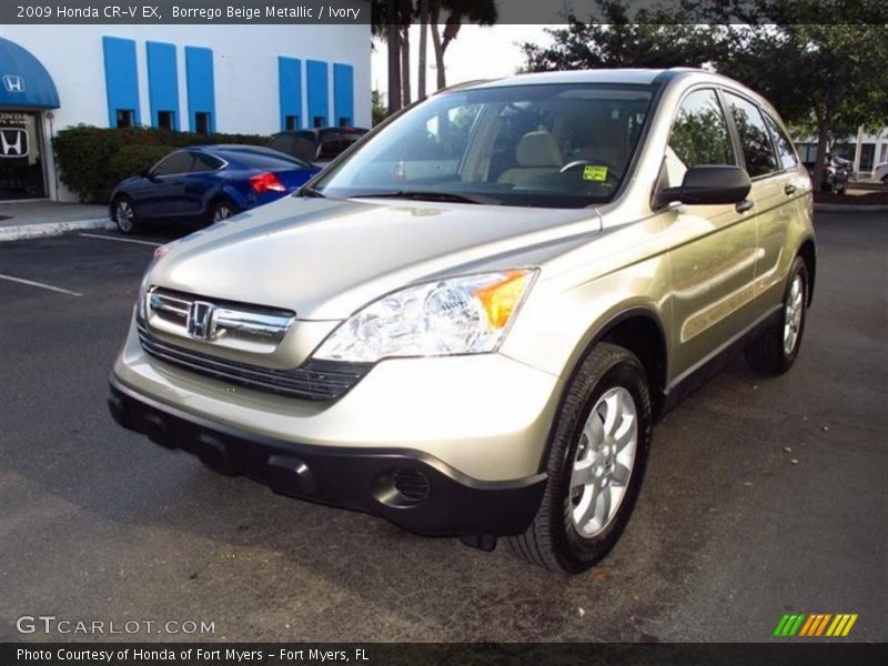 Borrego Beige Metallic / Ivory 2009 Honda CR-V EX