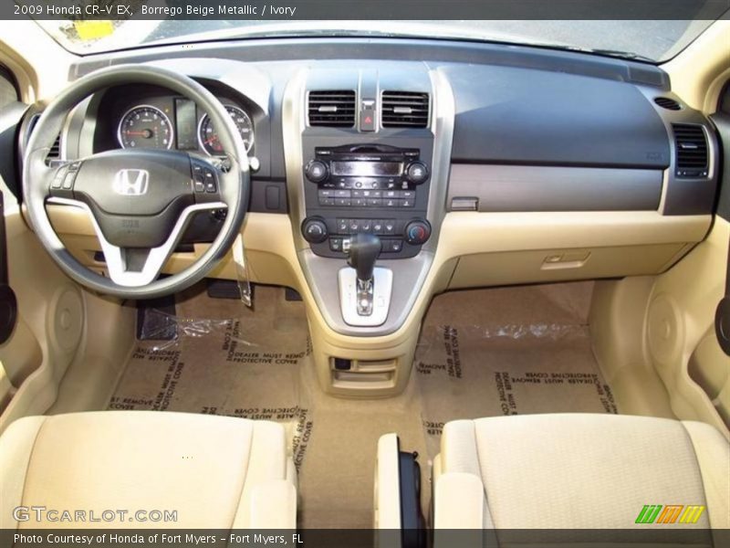 Borrego Beige Metallic / Ivory 2009 Honda CR-V EX
